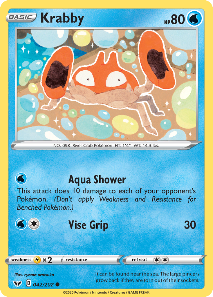 Krabby — illustrated card