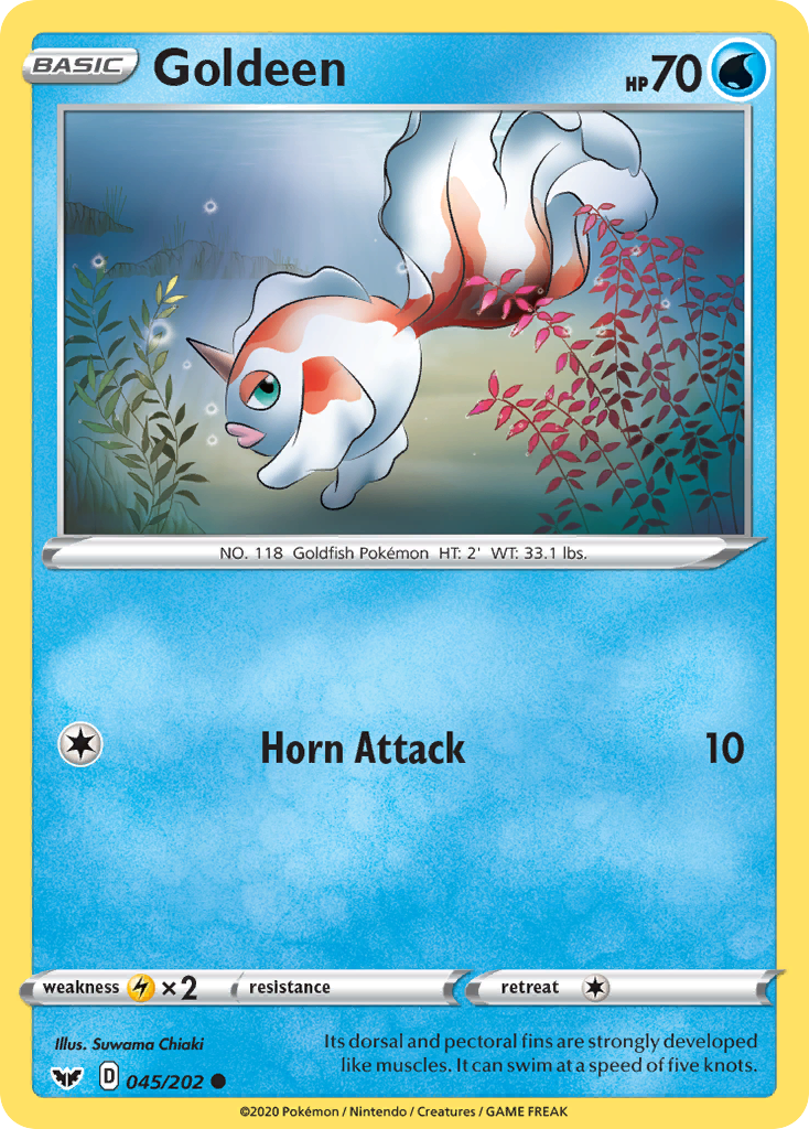 Goldeen — illustrated card