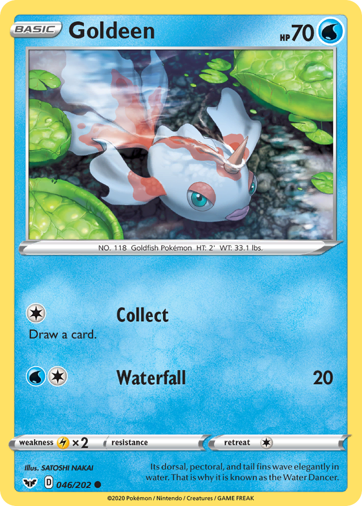 Goldeen — illustrated card