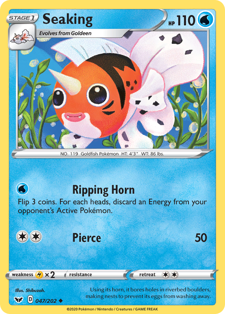 Seaking — illustrated card