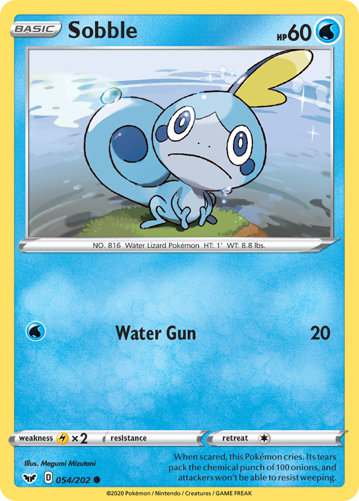 Sobble — illustrated card