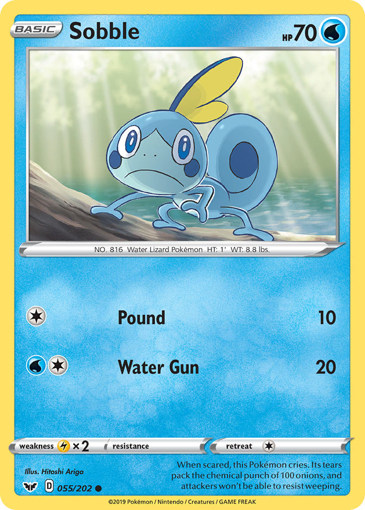 Sobble — illustrated card