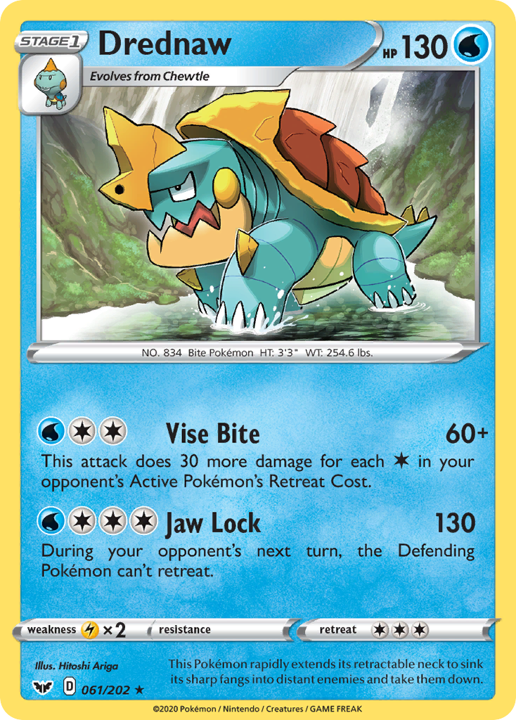 Drednaw — illustrated card