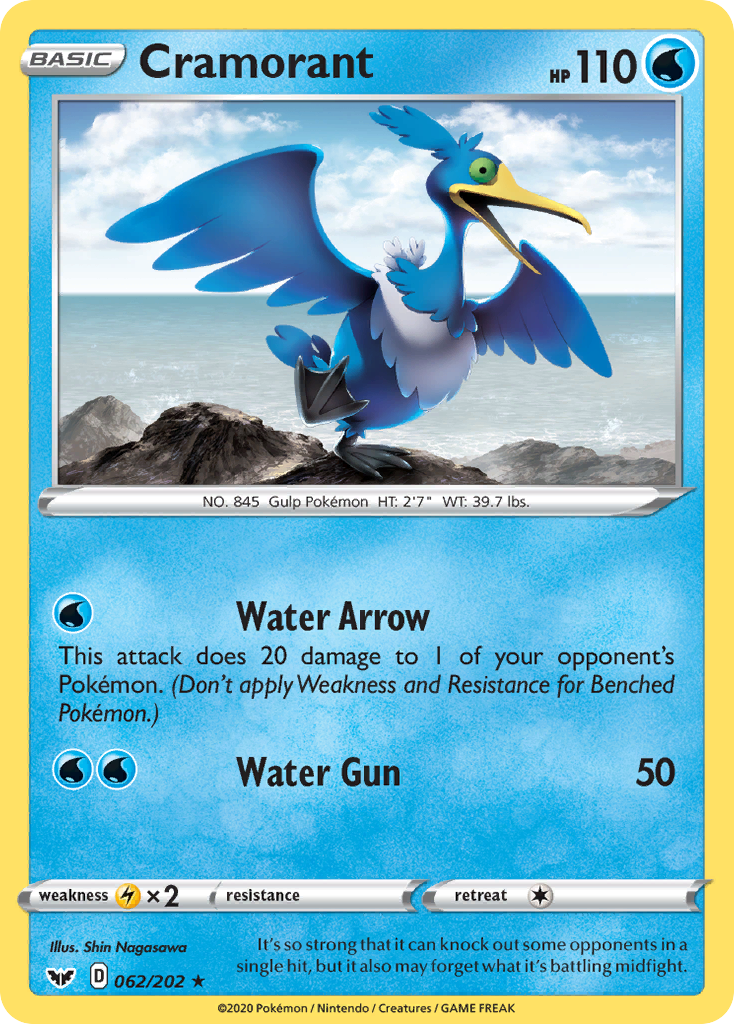 Cramorant — illustrated card