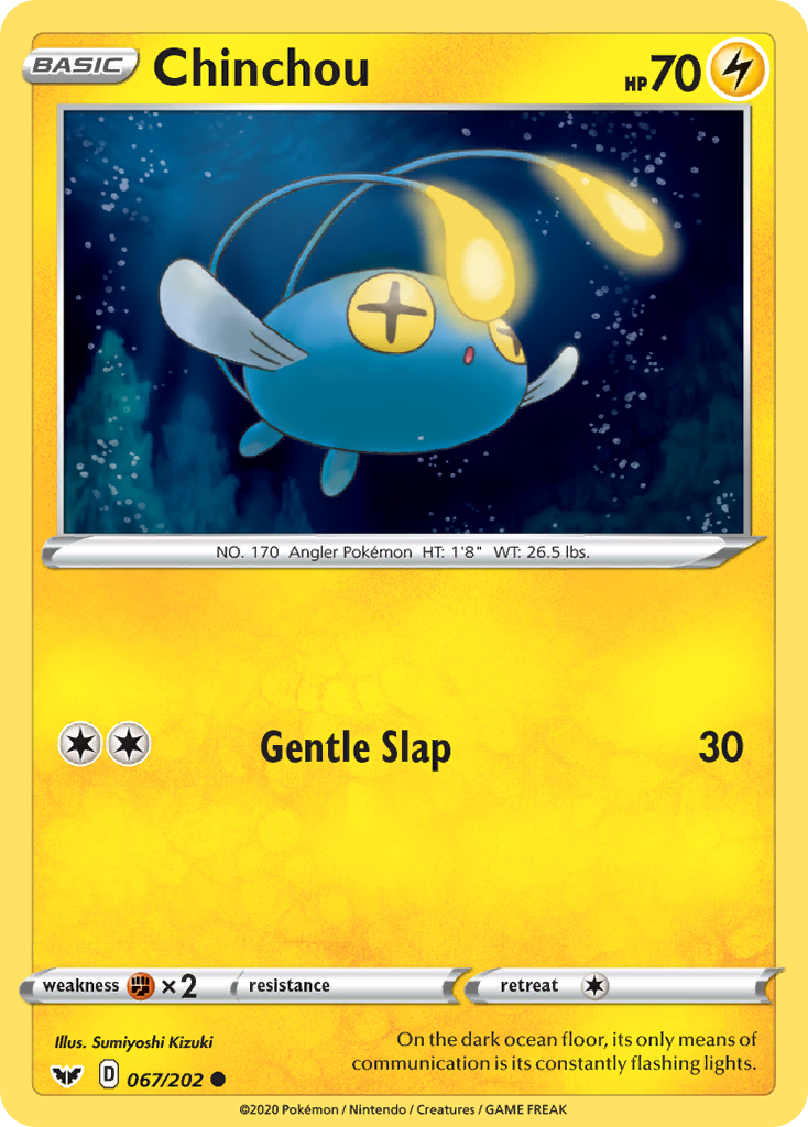 Chinchou — illustrated card