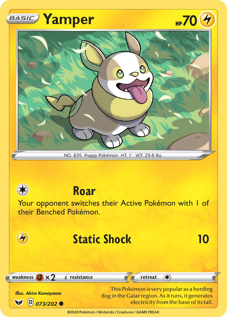 Yamper — illustrated card