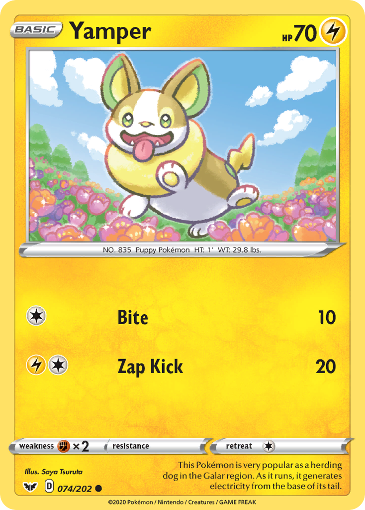 Yamper — illustrated card