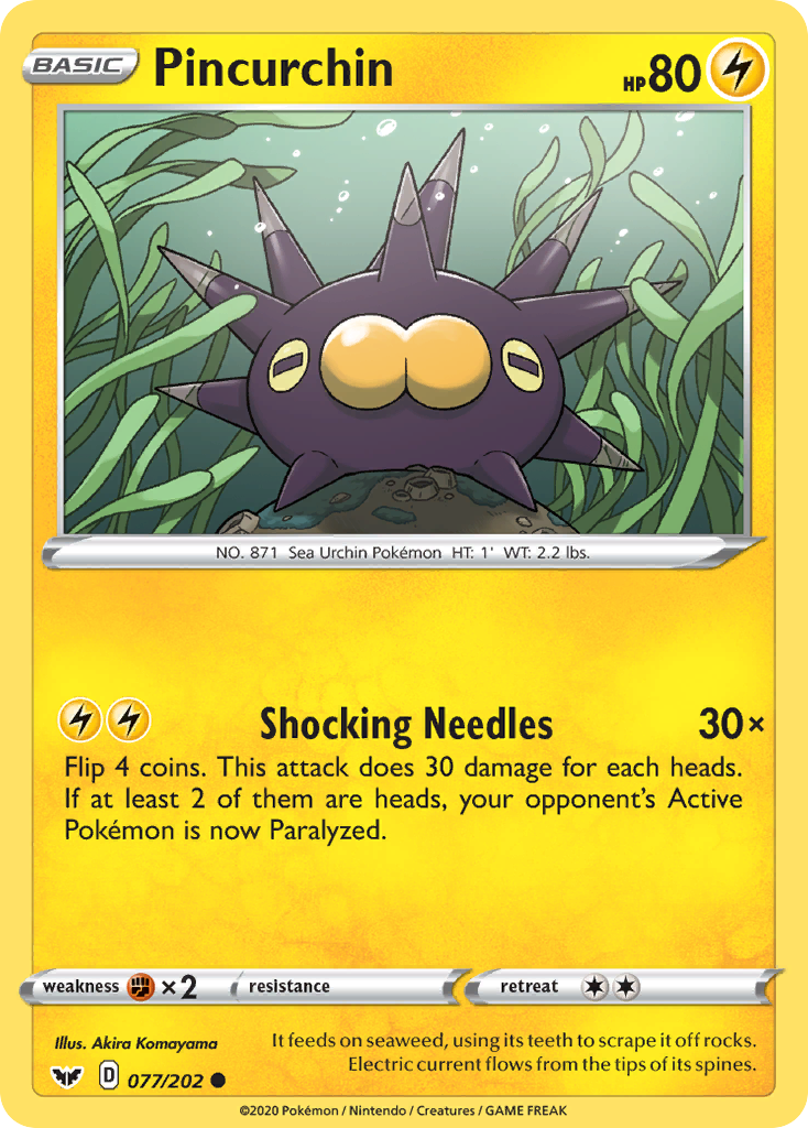 Pincurchin — illustrated card