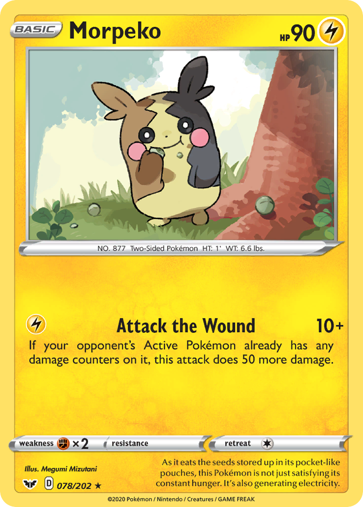 Morpeko — illustrated card