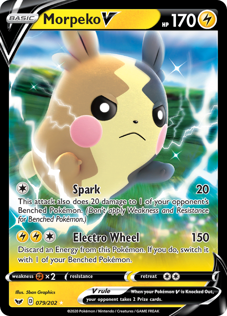Morpeko V — illustrated card