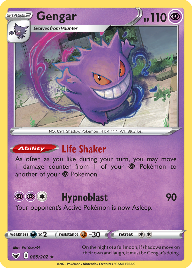 Gengar — illustrated card