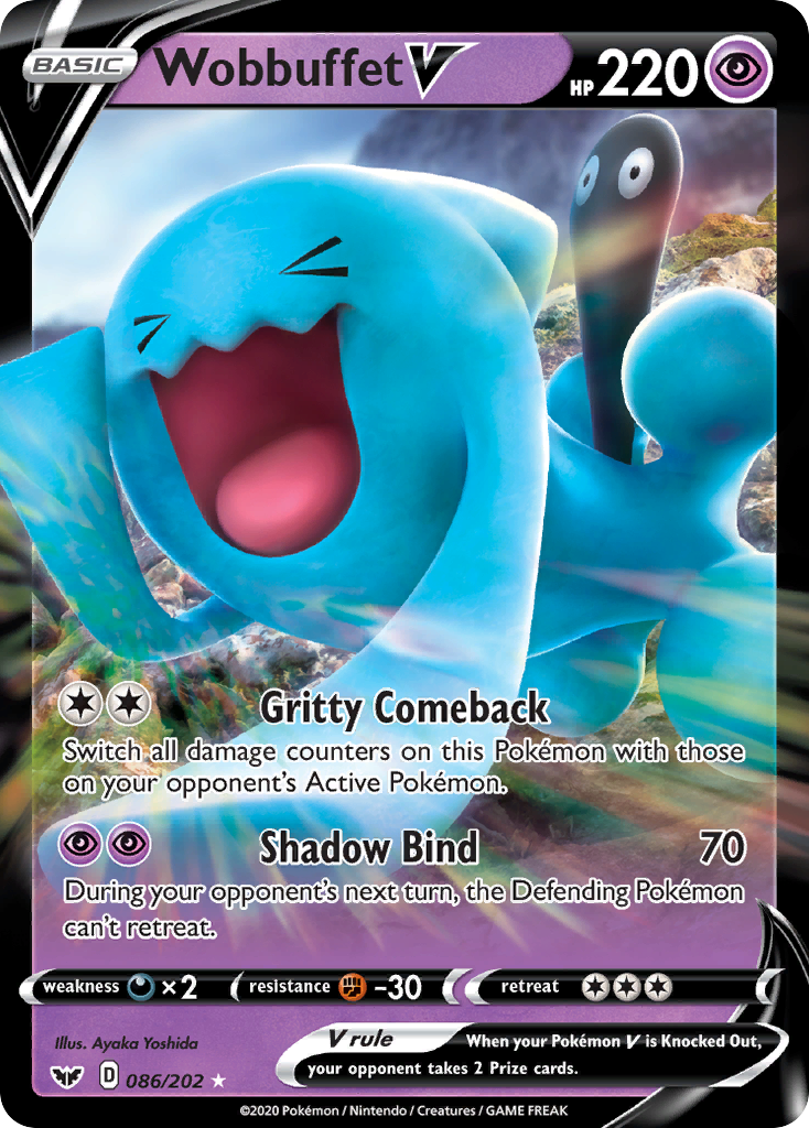 Wobbuffet V — illustrated card