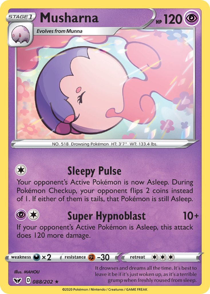 Musharna — illustrated card