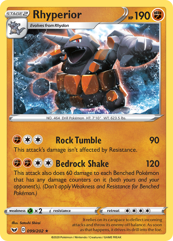 Rhyperior — illustrated card