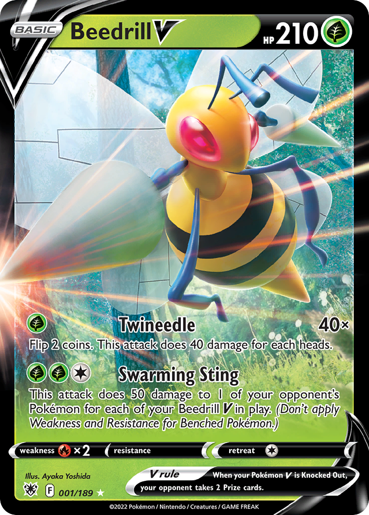 Beedrill V — illustrated card