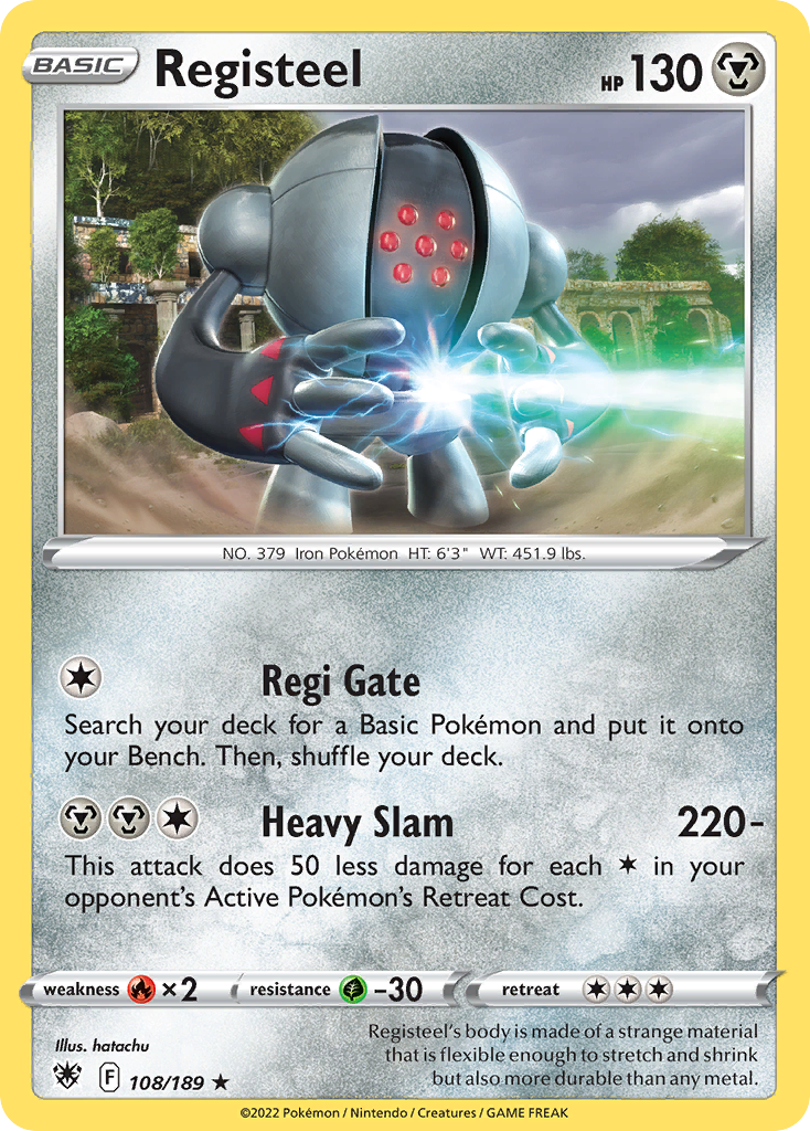 Registeel — illustrated card