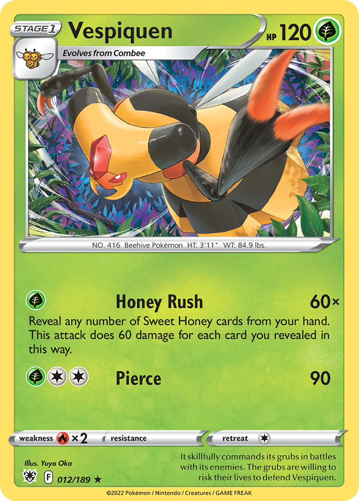 Vespiquen — illustrated card