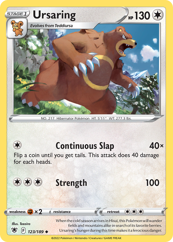 Ursaring — illustrated card