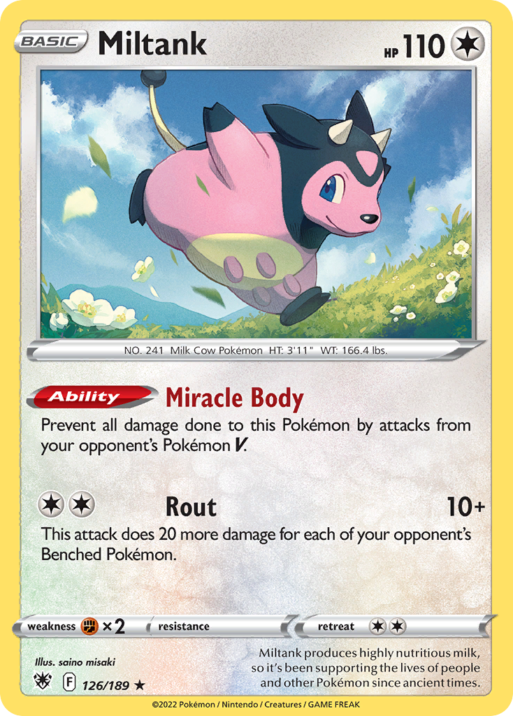 Miltank — illustrated card