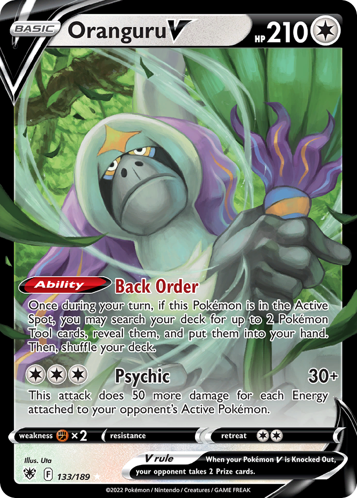 Oranguru V — illustrated card