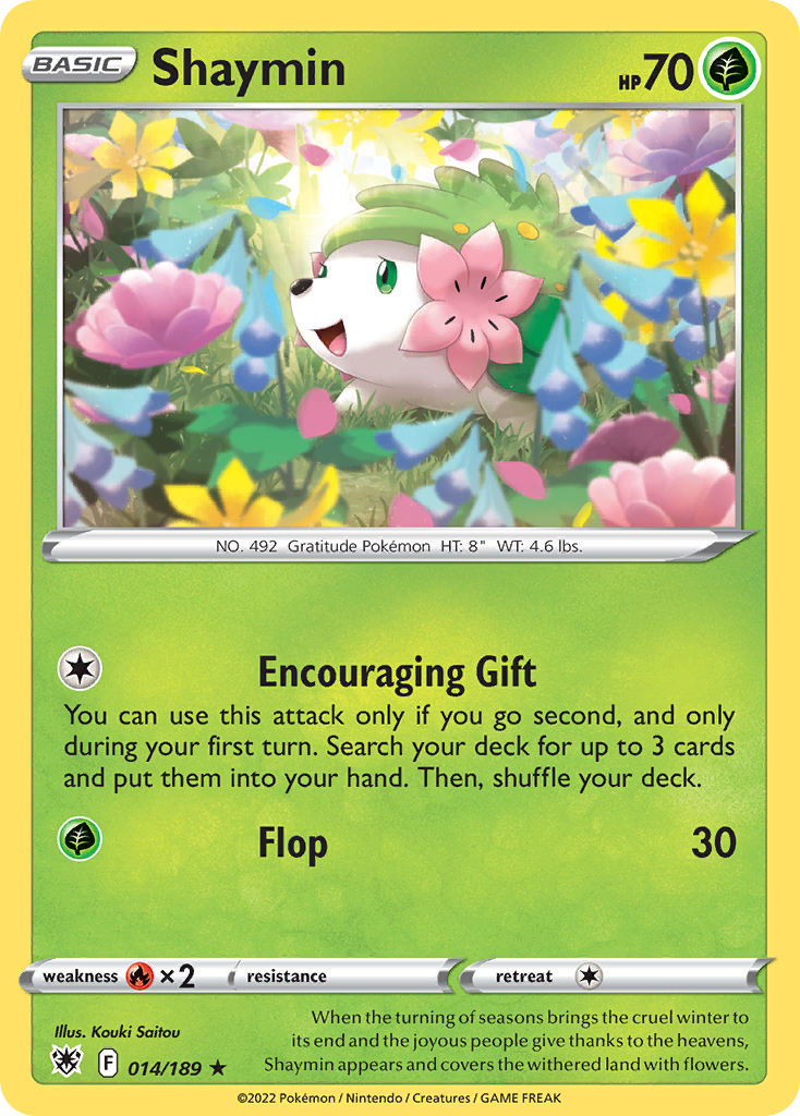 Shaymin — illustrated card