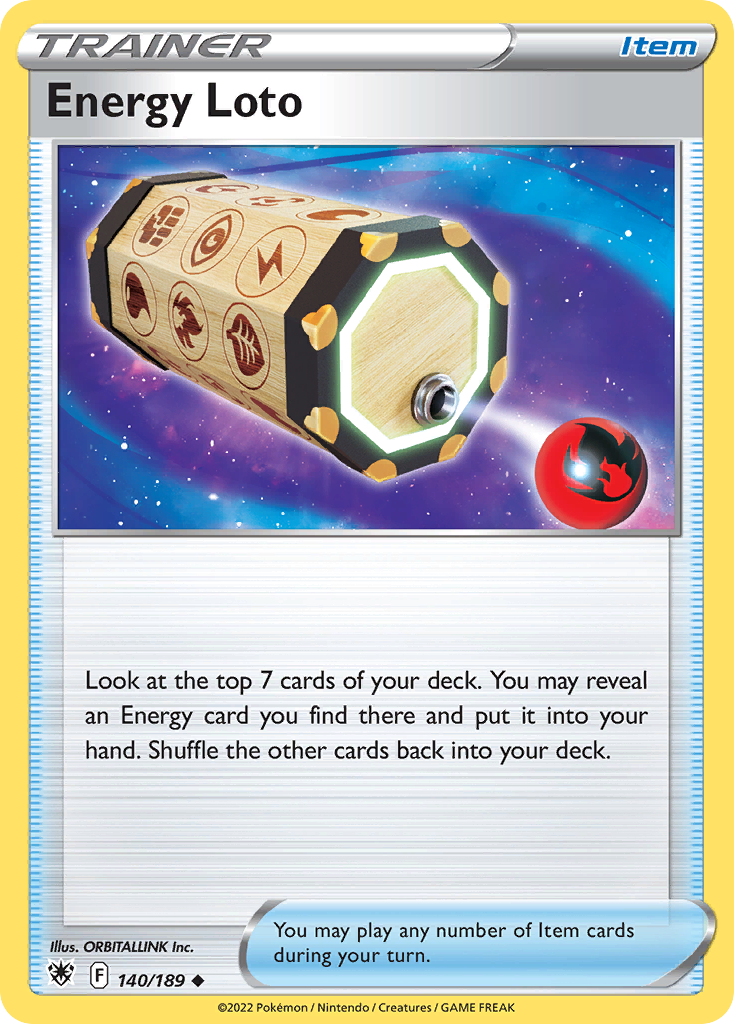 Energy Loto — illustrated card