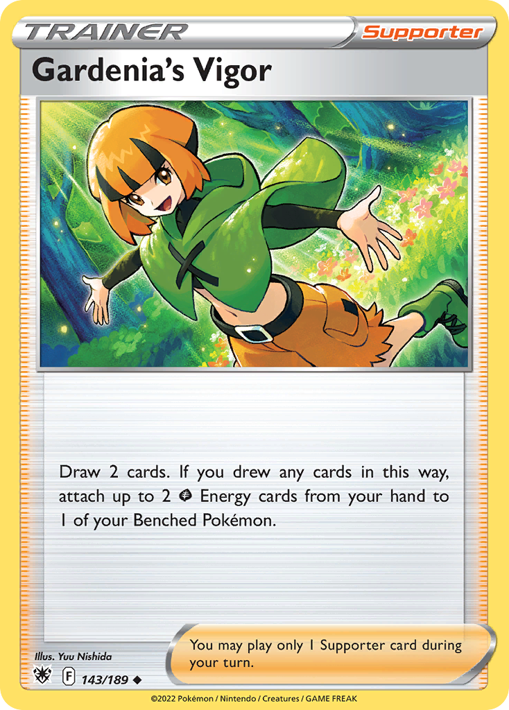Gardenia's Vigor — illustrated card