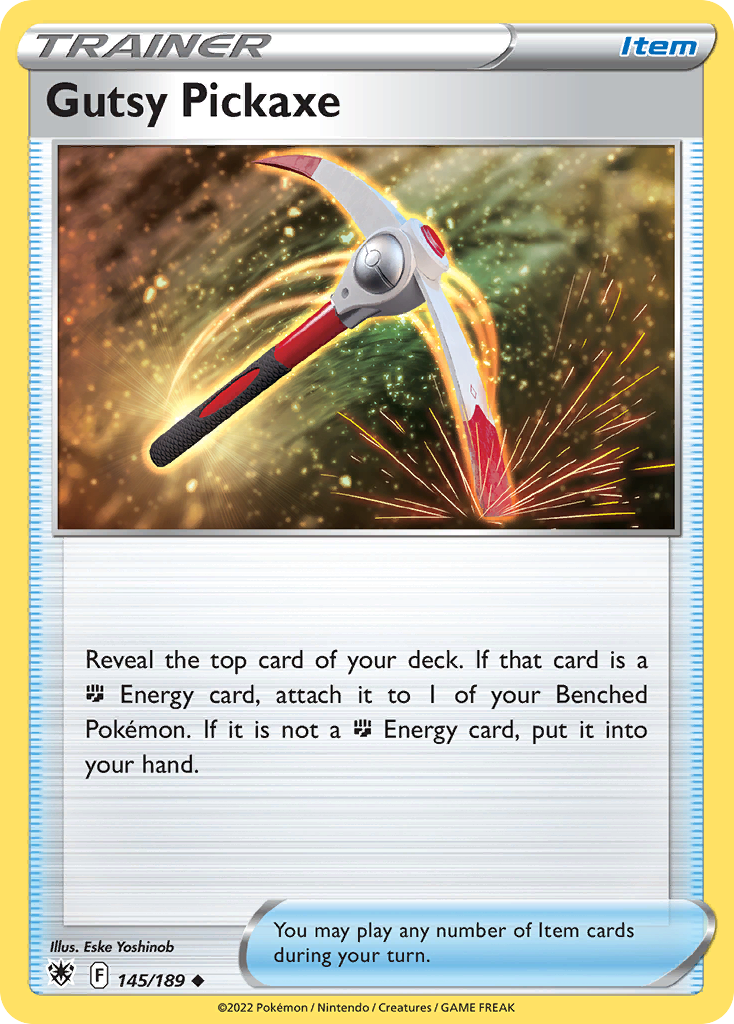 Gutsy Pickaxe — illustrated card