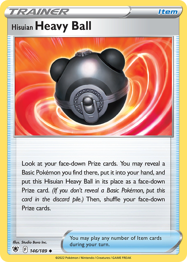Hisuian Heavy Ball — illustrated card