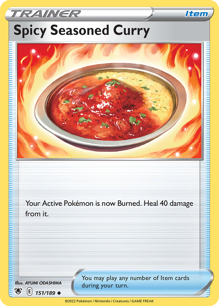 Spicy Seasoned Curry — illustrated card