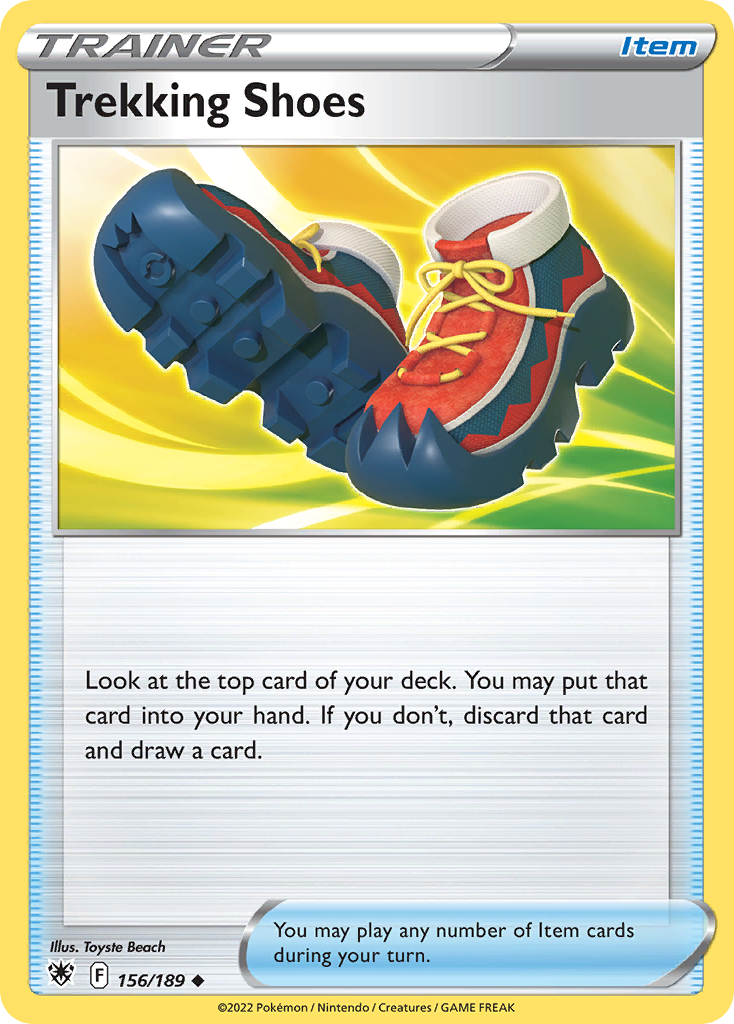 Trekking Shoes — illustrated card