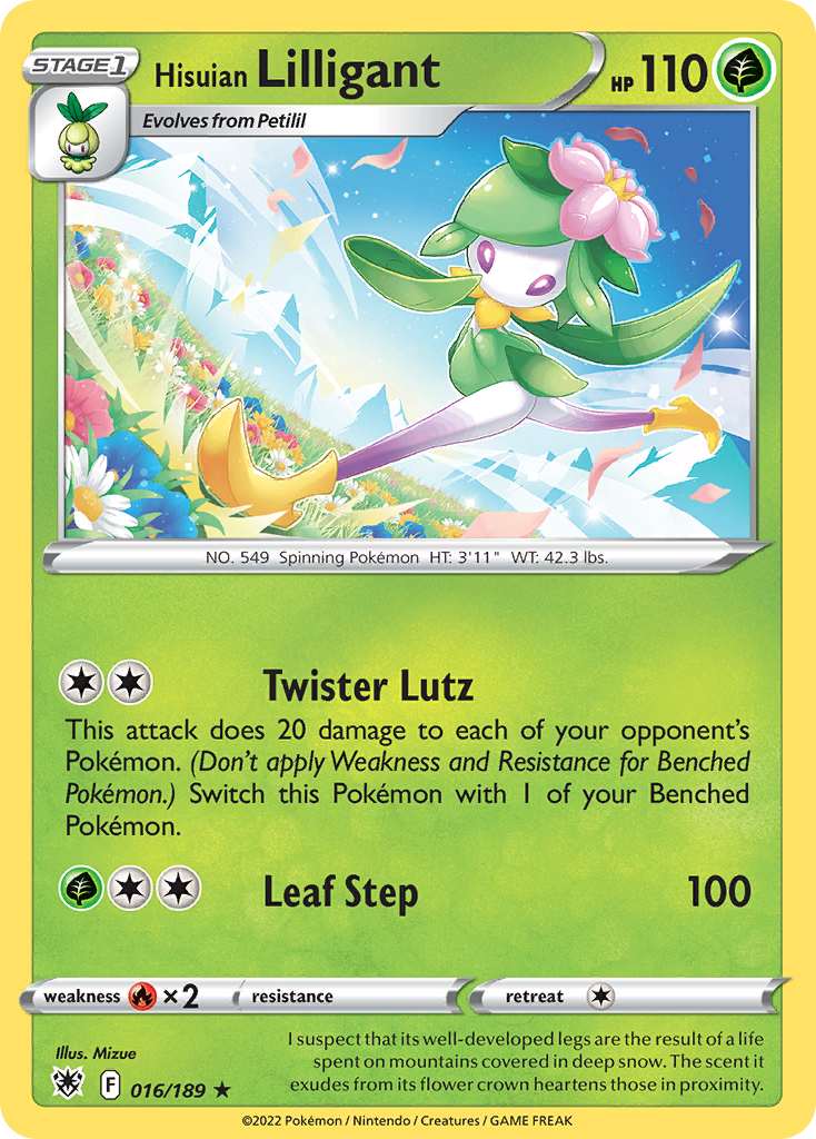 Hisuian Lilligant — illustrated card