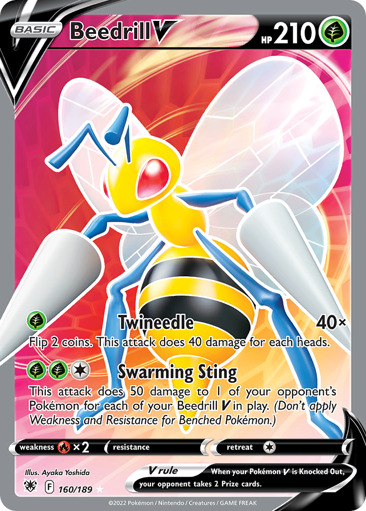 Beedrill V — illustrated card
