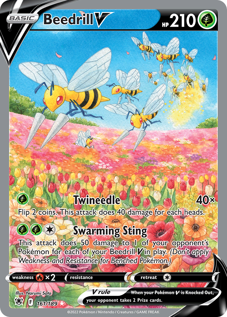 Beedrill V — illustrated card