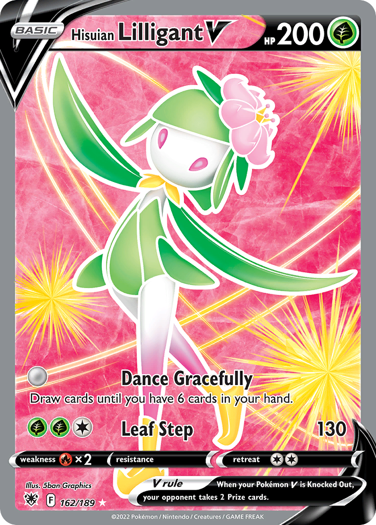Hisuian Lilligant V — illustrated card