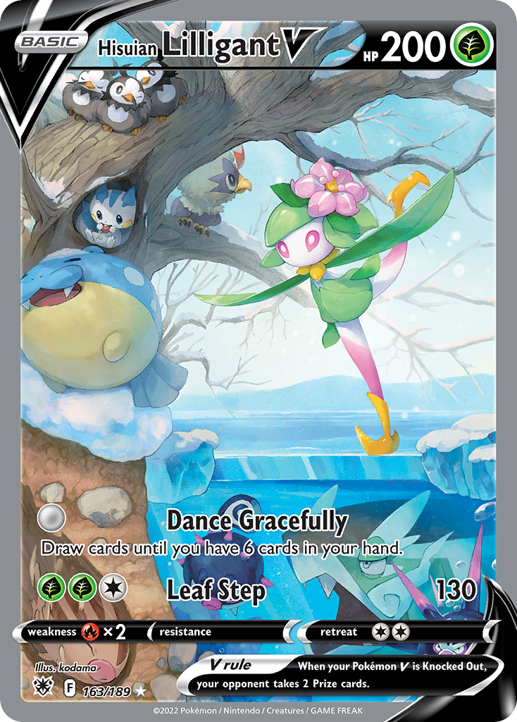 Hisuian Lilligant V — illustrated card