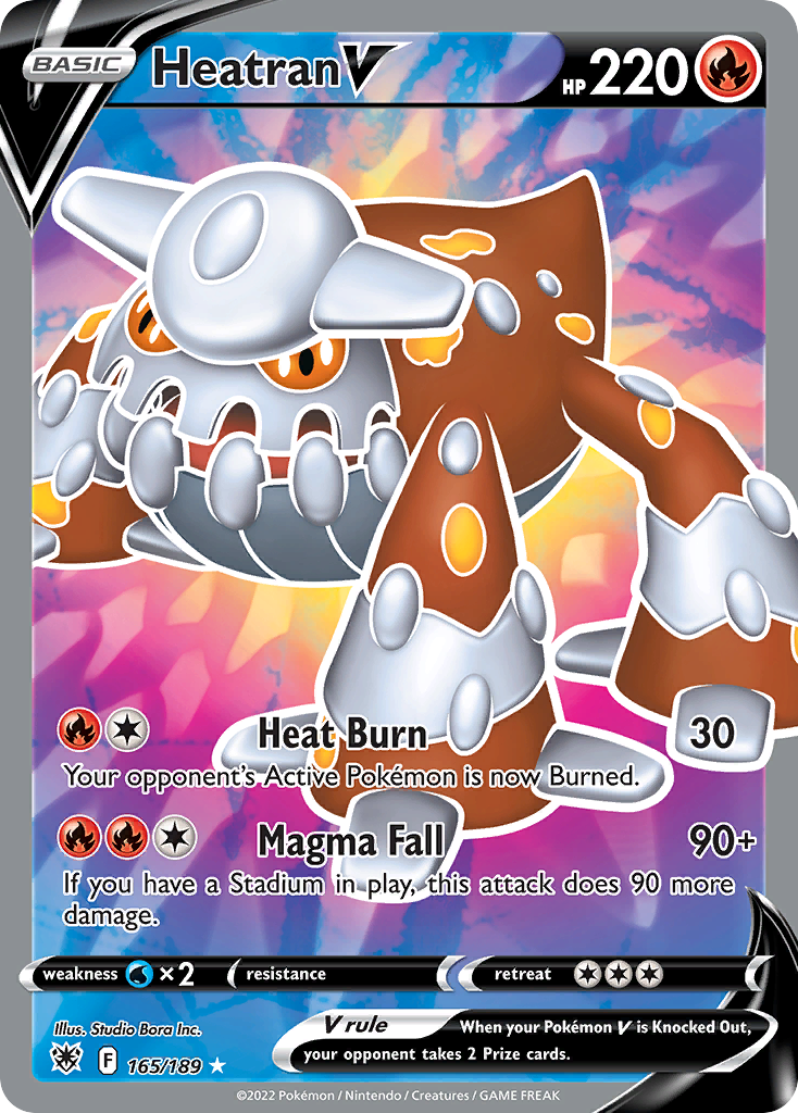 Heatran V — illustrated card