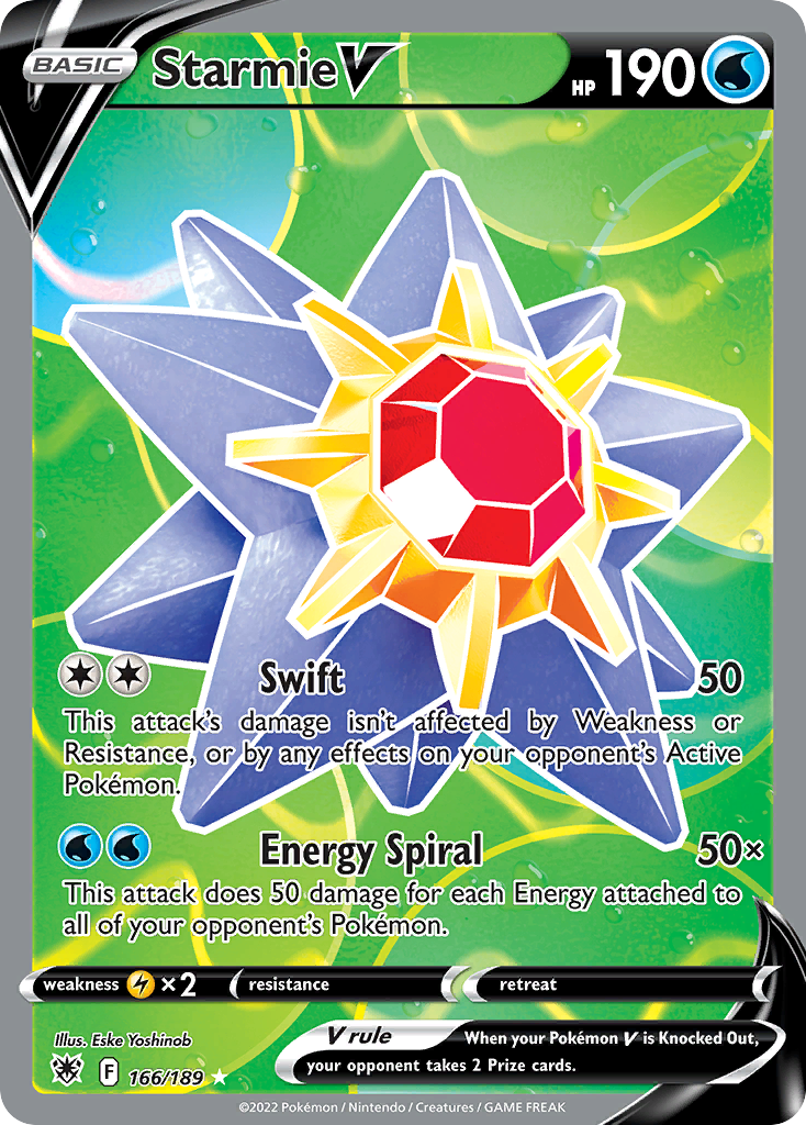 Starmie V — illustrated card