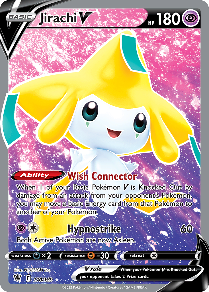 Jirachi V — illustrated card