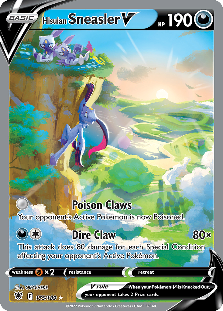 Hisuian Sneasler V — illustrated card