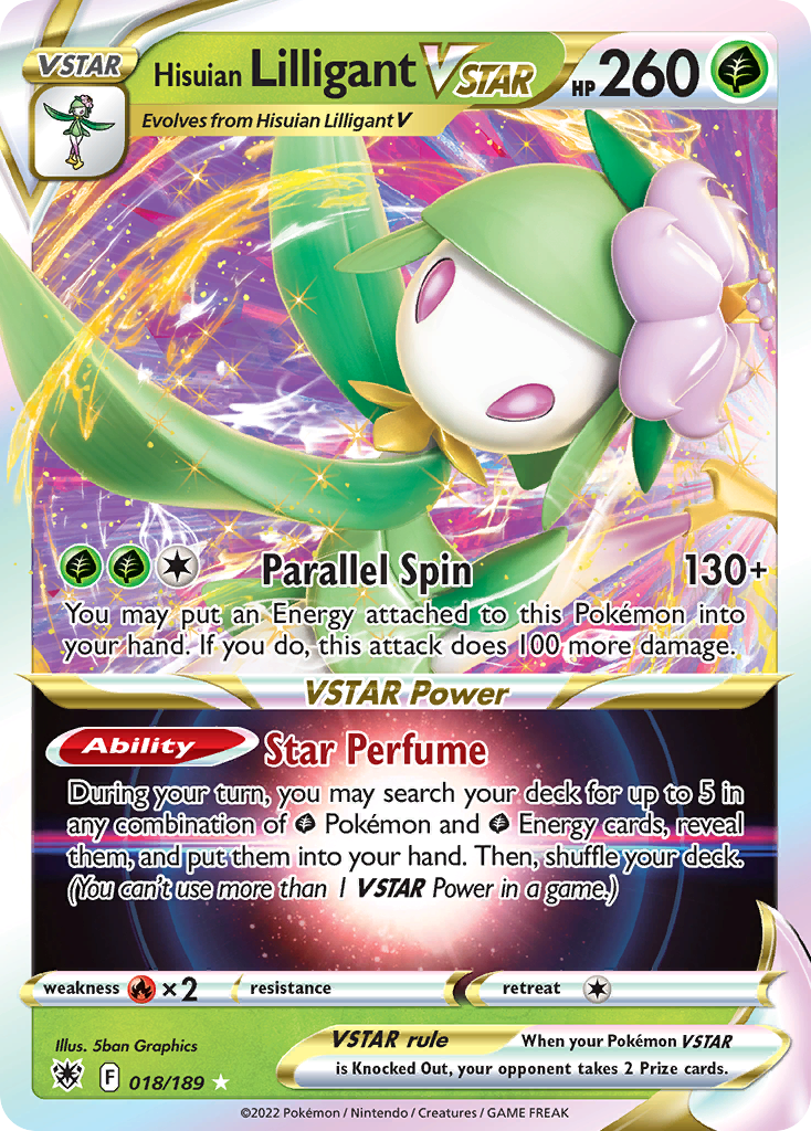 Hisuian Lilligant VSTAR — illustrated card