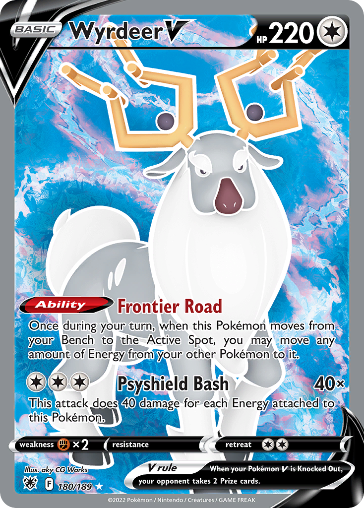 Wyrdeer V — illustrated card