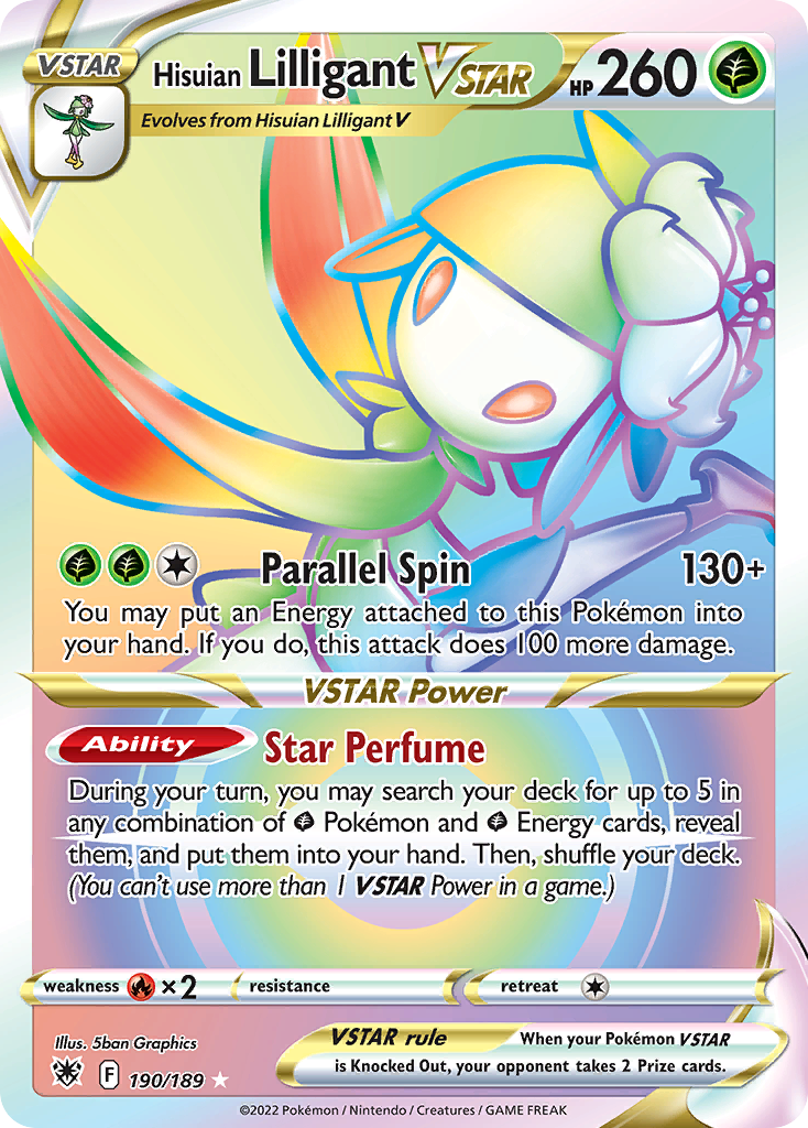 Hisuian Lilligant VSTAR — illustrated card