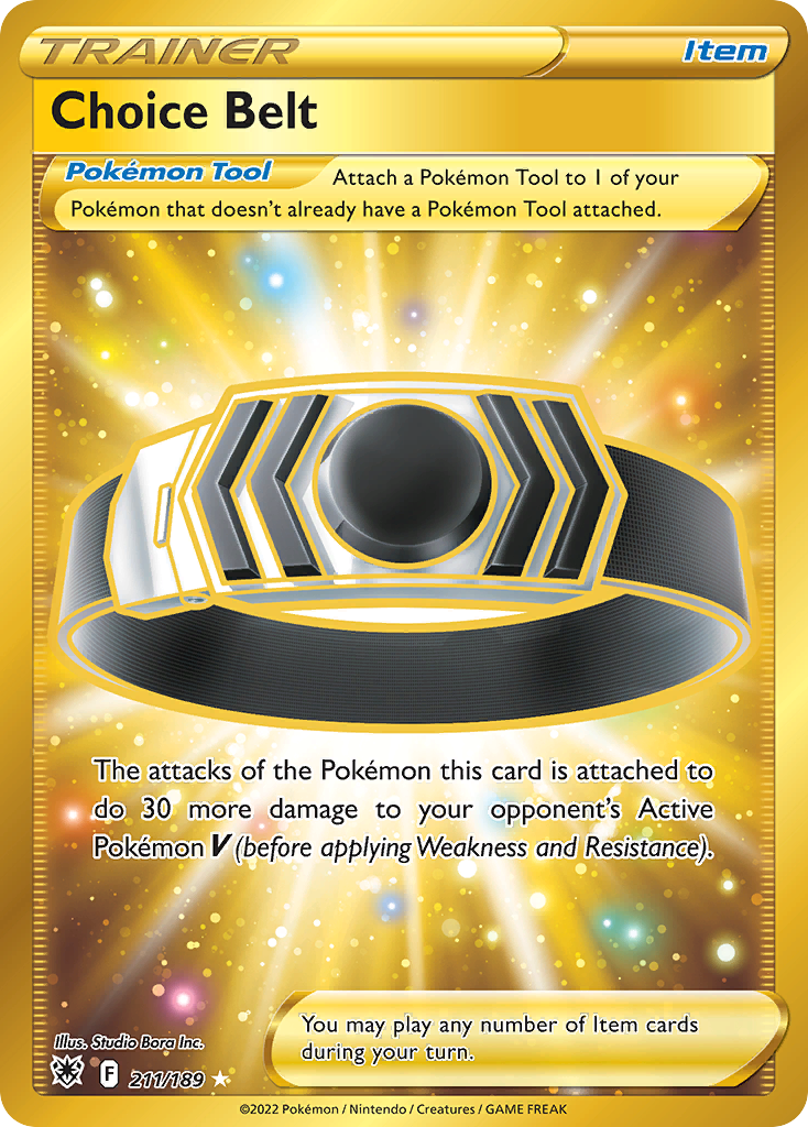 Choice Belt — illustrated card