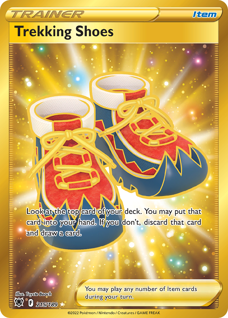 Trekking Shoes — illustrated card