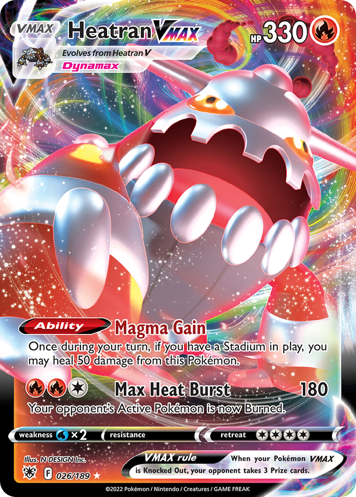 Heatran VMAX — illustrated card