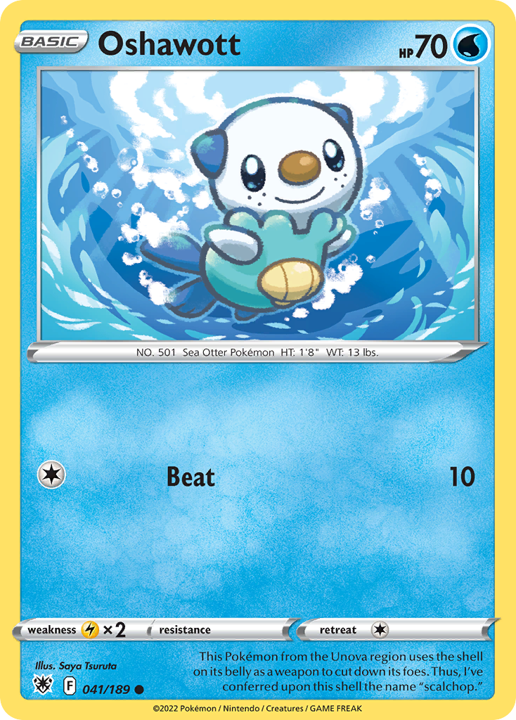 Oshawott — illustrated card