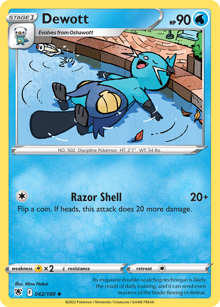 Dewott — illustrated card