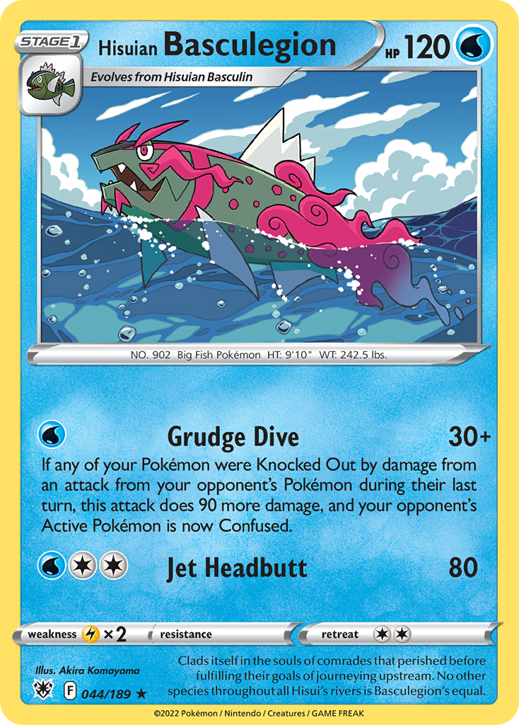 Hisuian Basculegion — illustrated card