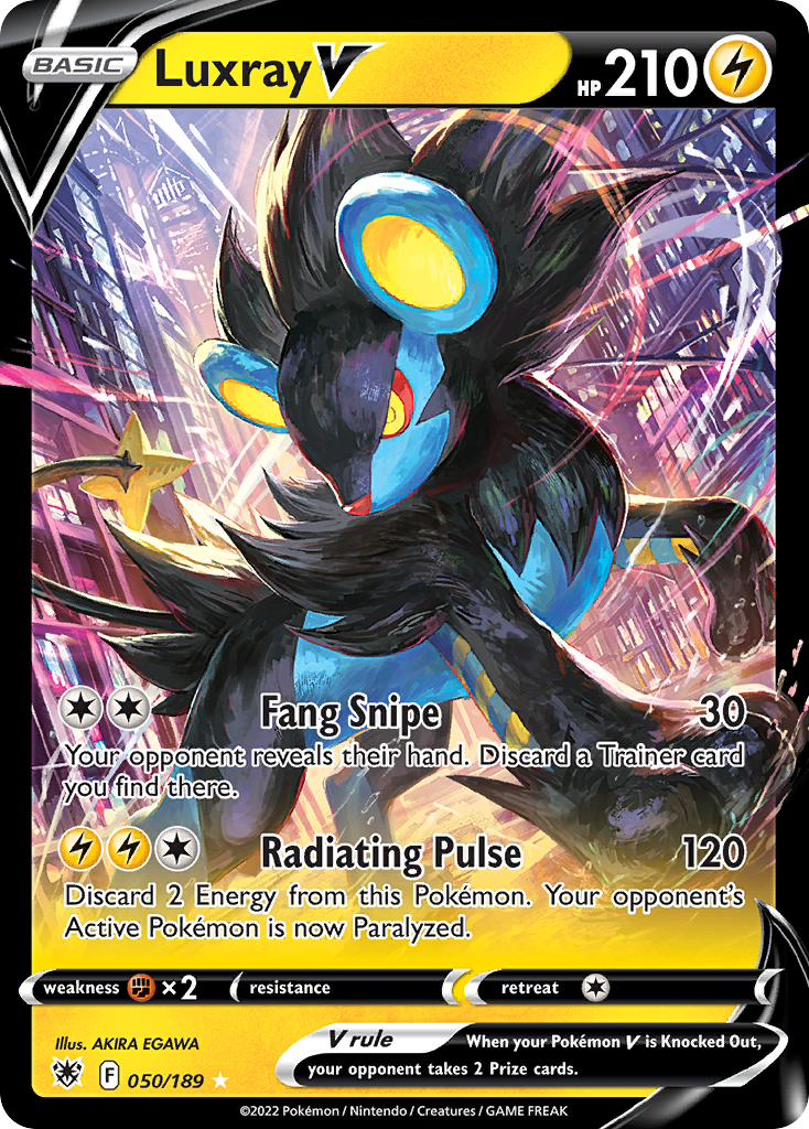 Luxray V — illustrated card